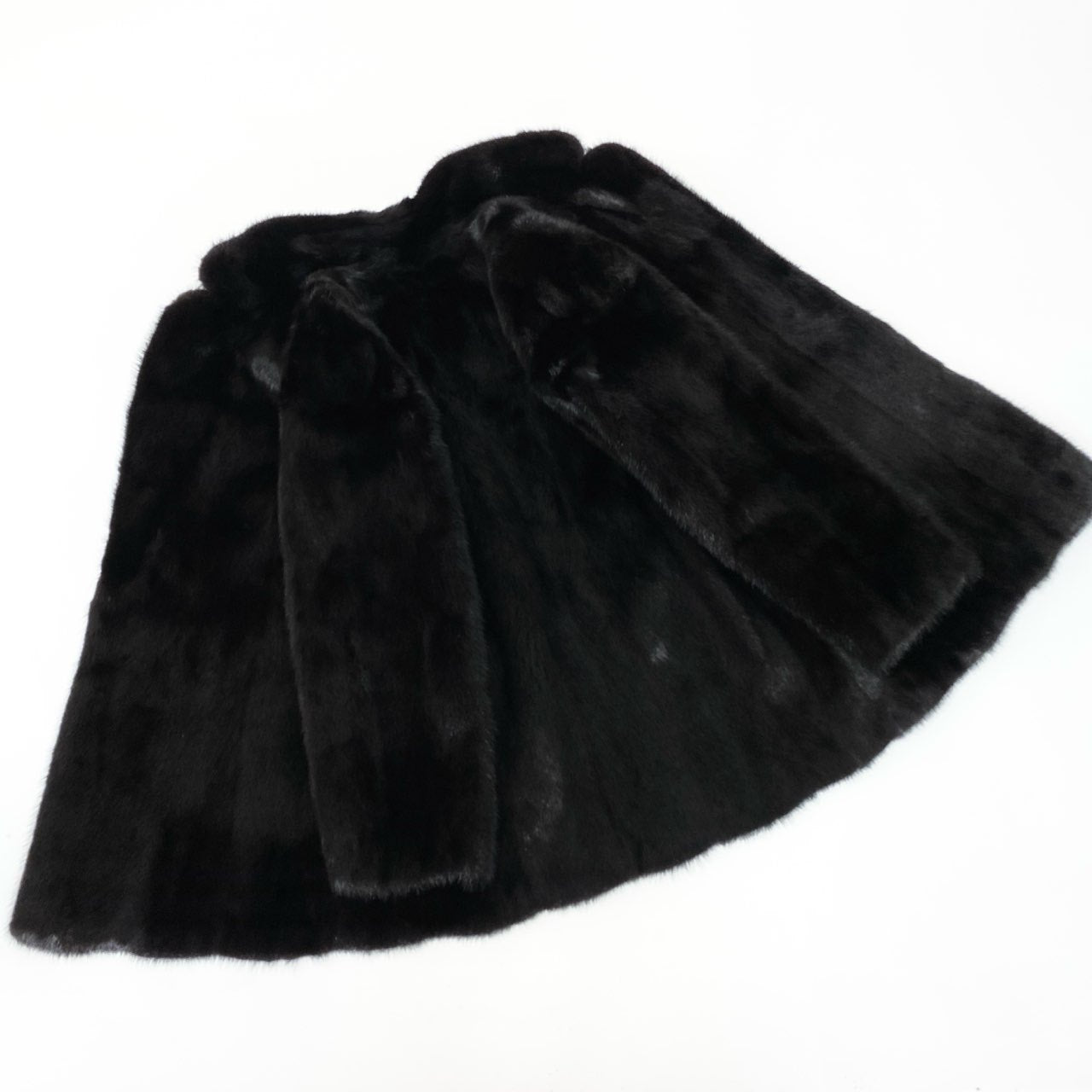 35c10 ダークミンク ファーコート サイズ11 ダークブラウン 本毛皮 毛質◎ Dark Mink Fur Coatt18r
