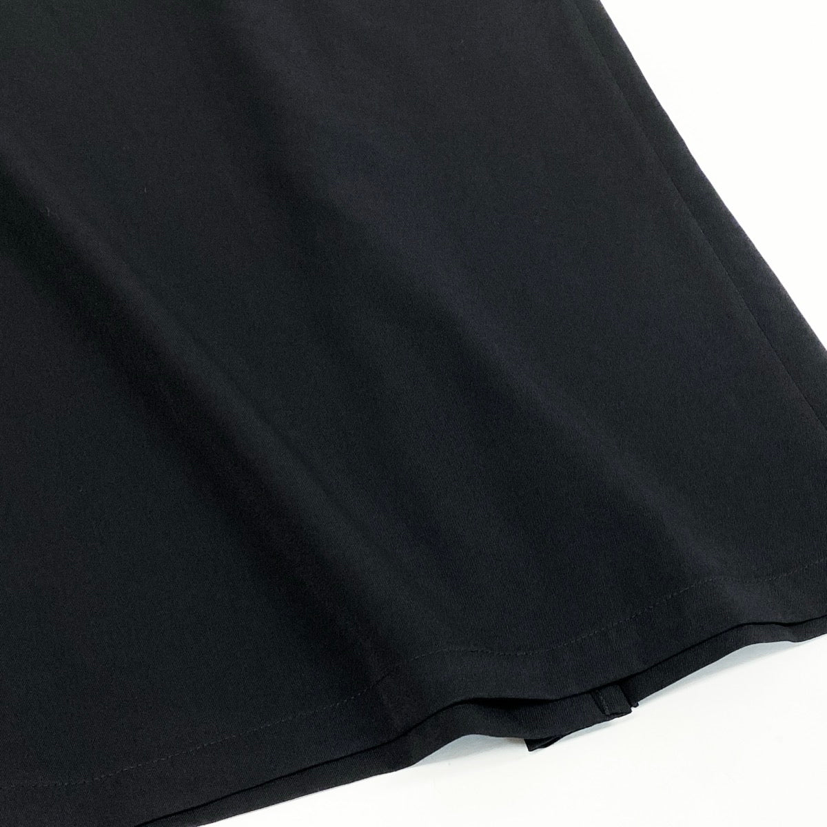 Ae25 YOHJI YAMAMOTO ヨウジヤマモト バックスリット ロングスカート FG-S02-100 サイズ1 ブラック ウール100％ レディース 女性服o07t