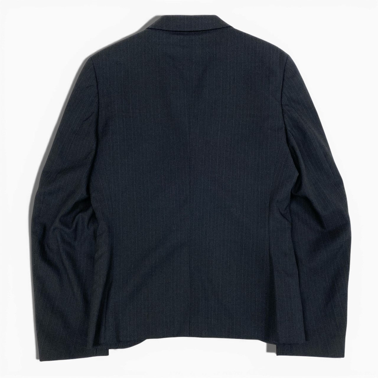 Ab10【極美品】COMME des GARCONS HOMME PLUS コムデギャルソンオムプリュス 2004 テーラードジャケット ピンストライプ 日本製 PN-J028 Sサイズ グレー メンズ 男性用k02i