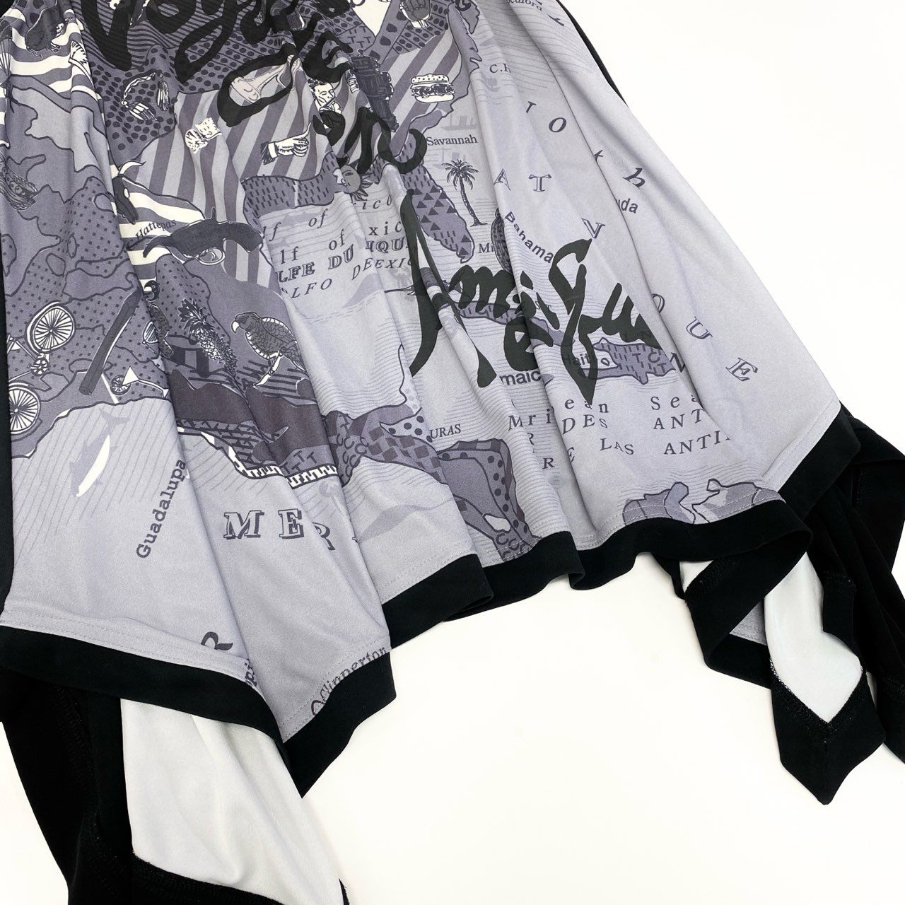 76a28 TOKUKO 1er VOL トクコプルミエヴォル チュニックワンピース ノースリーブ トップス 9 Mサイズ相当 ブラック レディースo07t