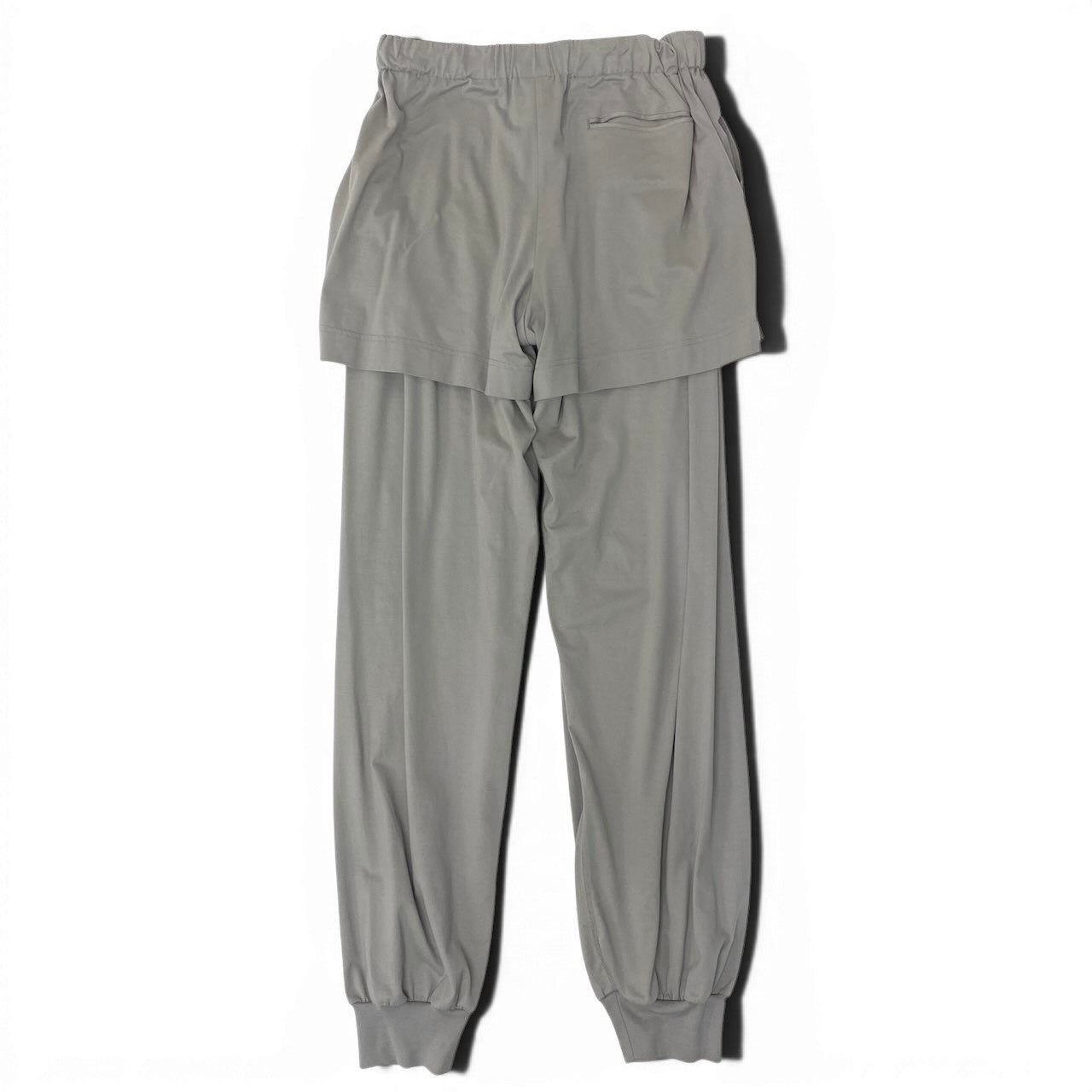 62e12 SUNSEA サンシー 23SS LAYERED RUNNING PANTS レイヤード ランニング パンツ イージーパンツ ボトムス SUNSEA2750 サイズ2 グレー系 コットン100％ メンズ 紳士服o07t