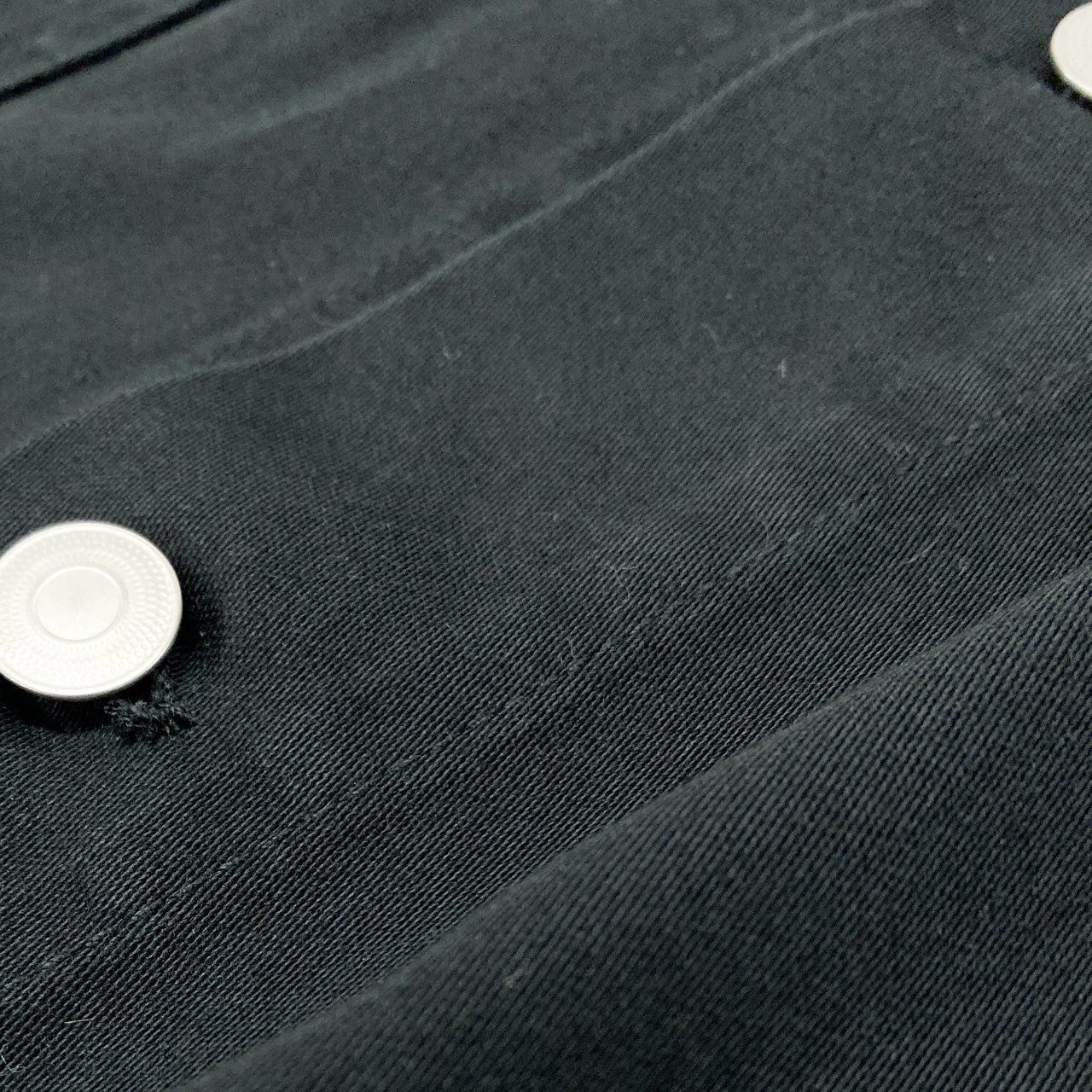 14j10 PAWN NOMADS パウン シャツジャケット カバーオール ワークジャケット ワッペン Lサイズ ブラック メンズo07t