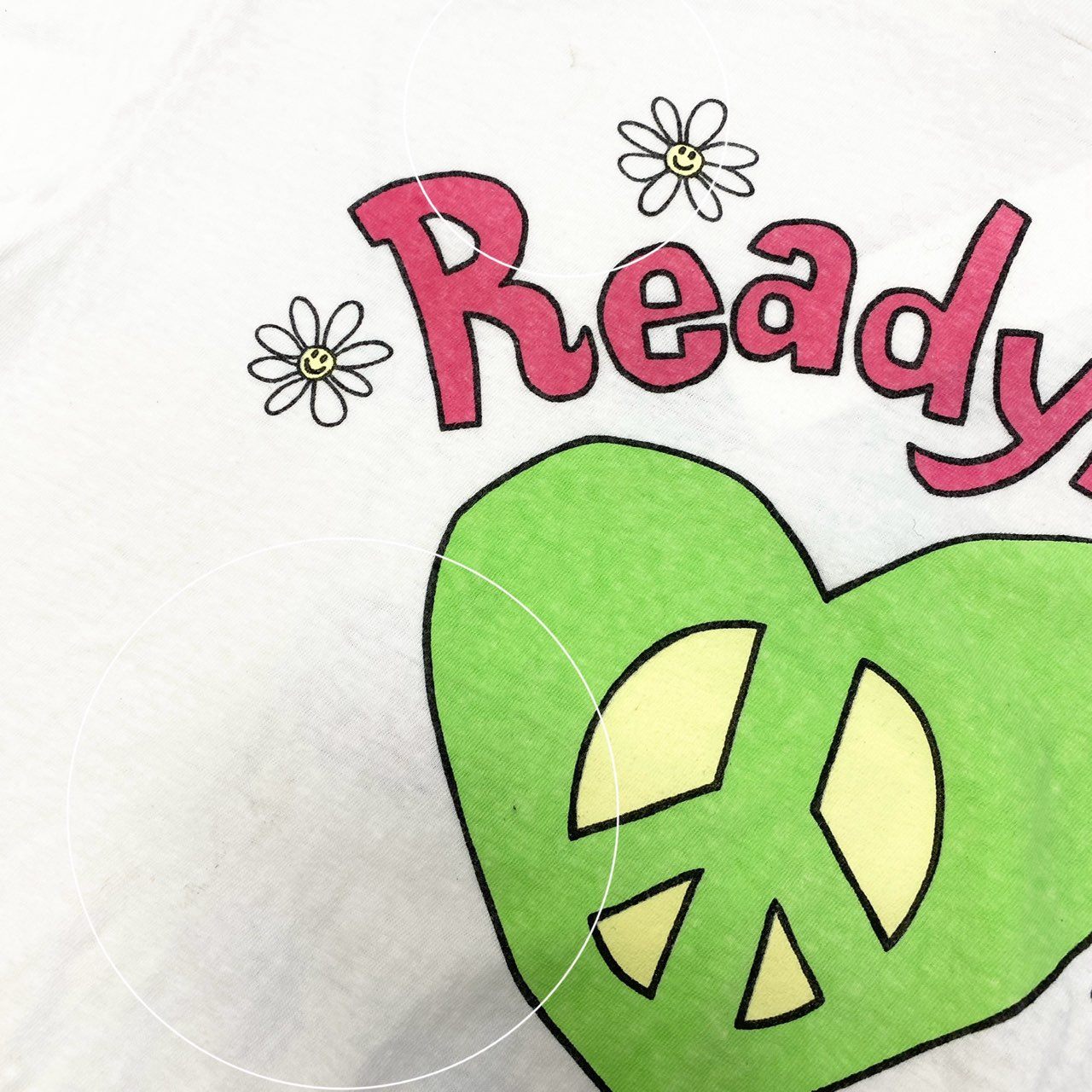 15c3 【新品保管品】READYMADE レディメイド 24SS THIS IS MY T グラフィックTシャツ 半袖Tシャツ トップス RM-P01-0000-073 Mサイズ アイボリー コットン100％ メンズ 男性用o07t