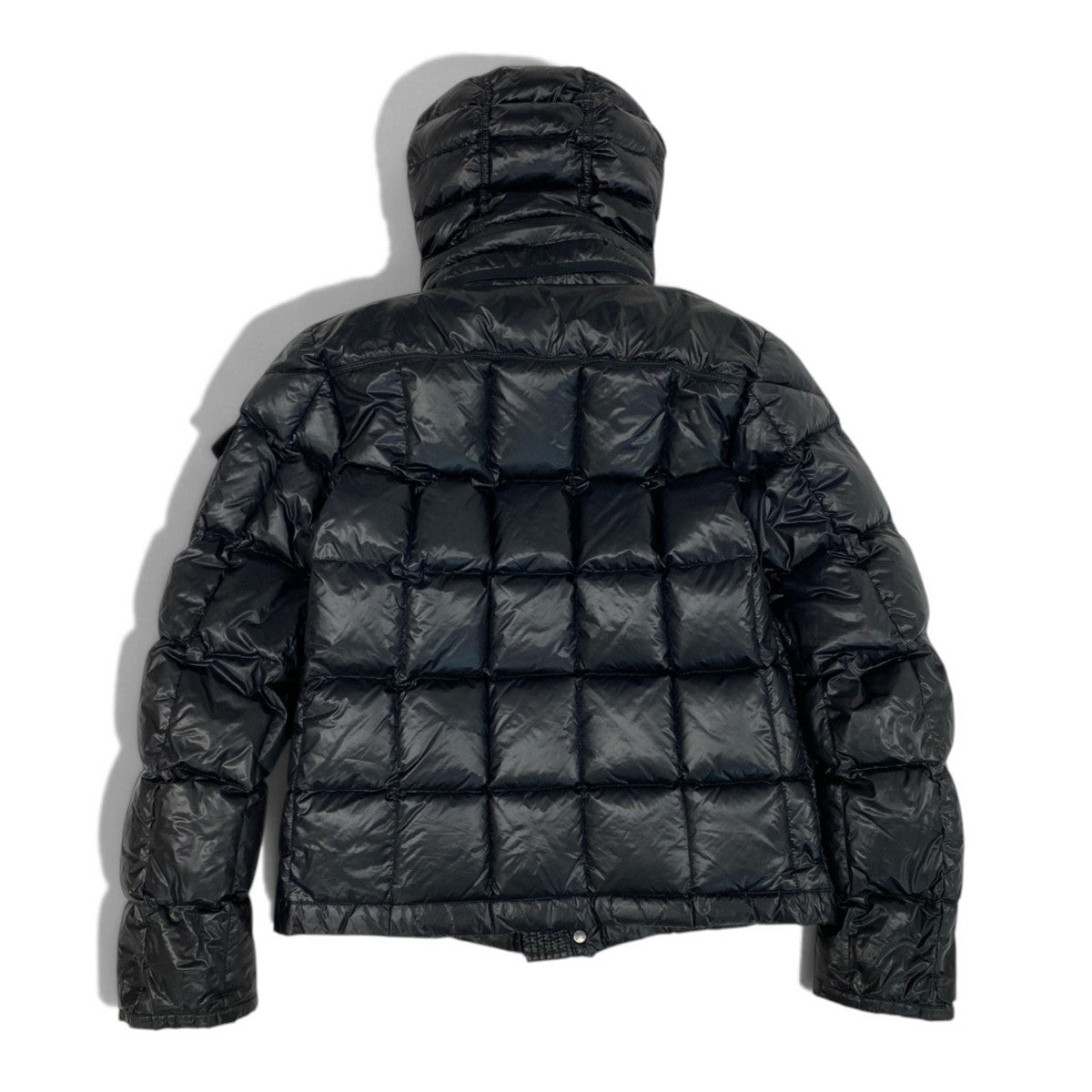 65j5 MONCLER モンクレール HUBERT ファーフード ダウンジャケット サイズ0 ブラック メンズk02i