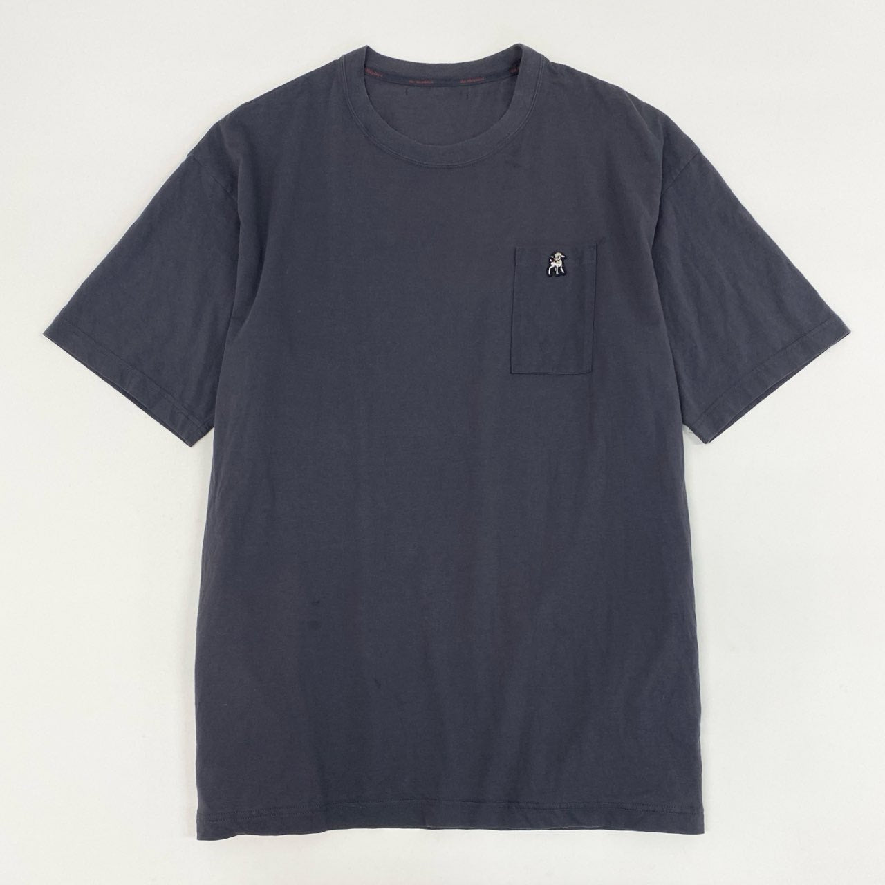 13l16 1 UNDER COVER アンダーカバー the shepherd ザ シェパード ワンポイントワッペン Tシャツ USY4804 4 グレー シルク混 カットソー TEE 日本製 夏