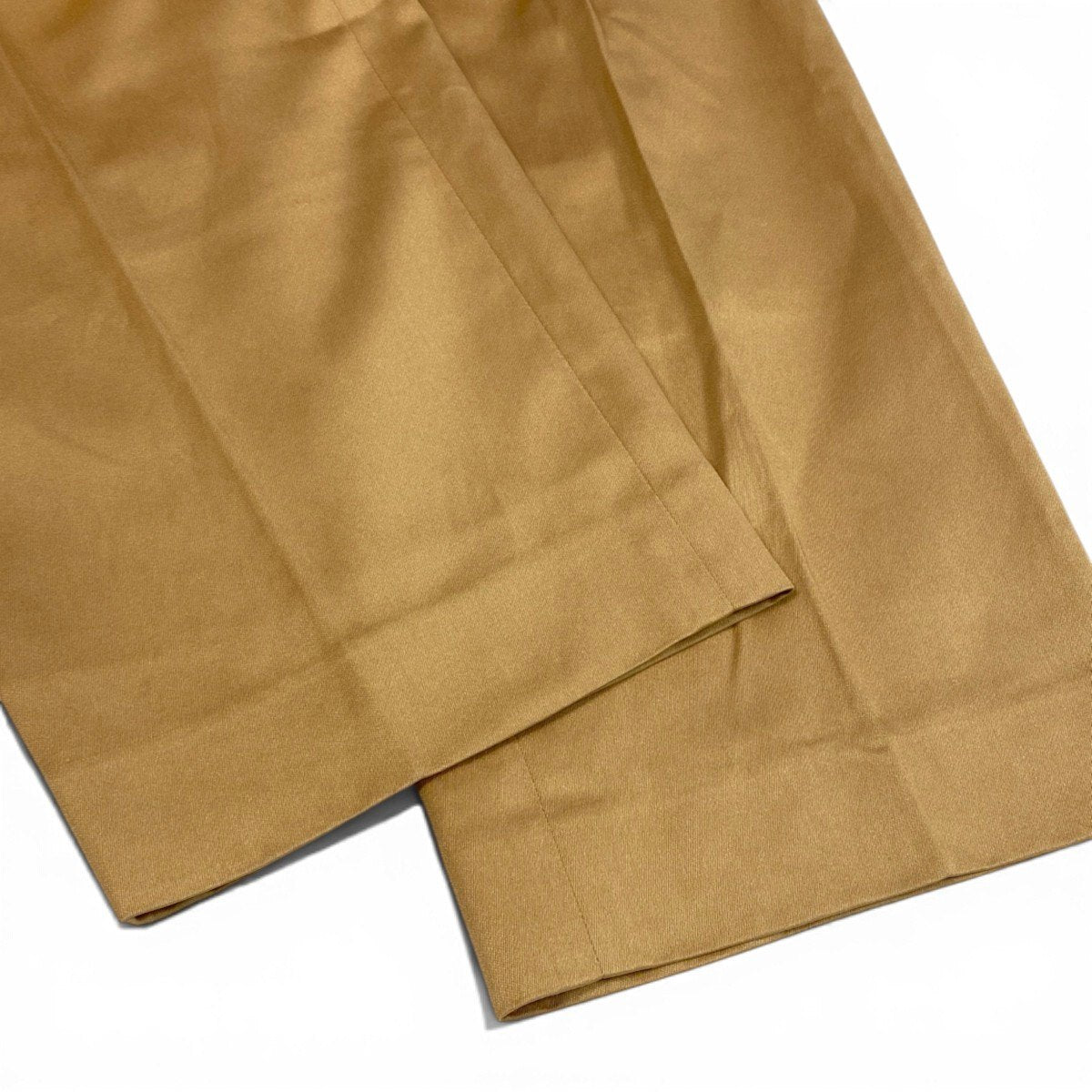 h31 【美品】GLAMOUR GIVENCHY セットアップ テーラードジャケット スラックス シルクコットン 44サイズ オレンジ ベージュ レディース 女性用k02i