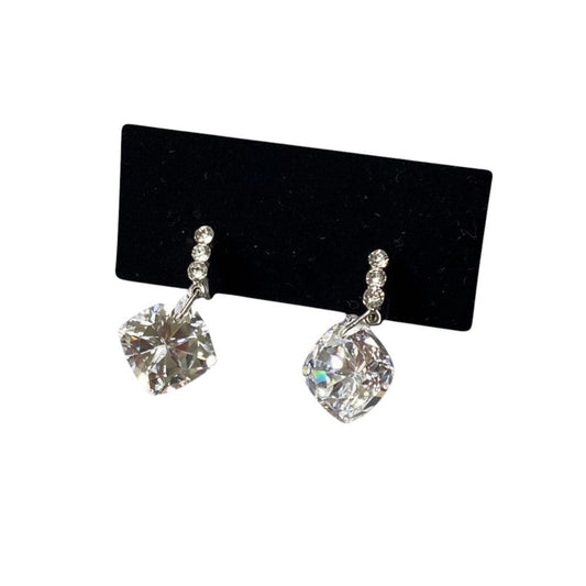i7 《美品》 FOXEY フォクシー Earrings Lustre クリップイヤリング アクセサリー シルバー レディースu02t