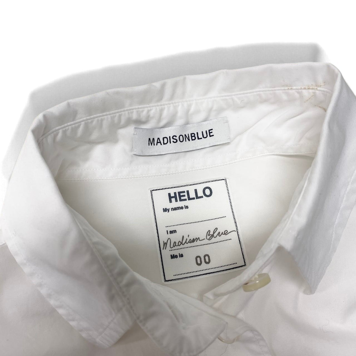 25i27 MADISONBLUE コットンシャツ  シャツブラウス 日本製 XSサイズ ホワイト コットン100％ レディース 女性用u02t