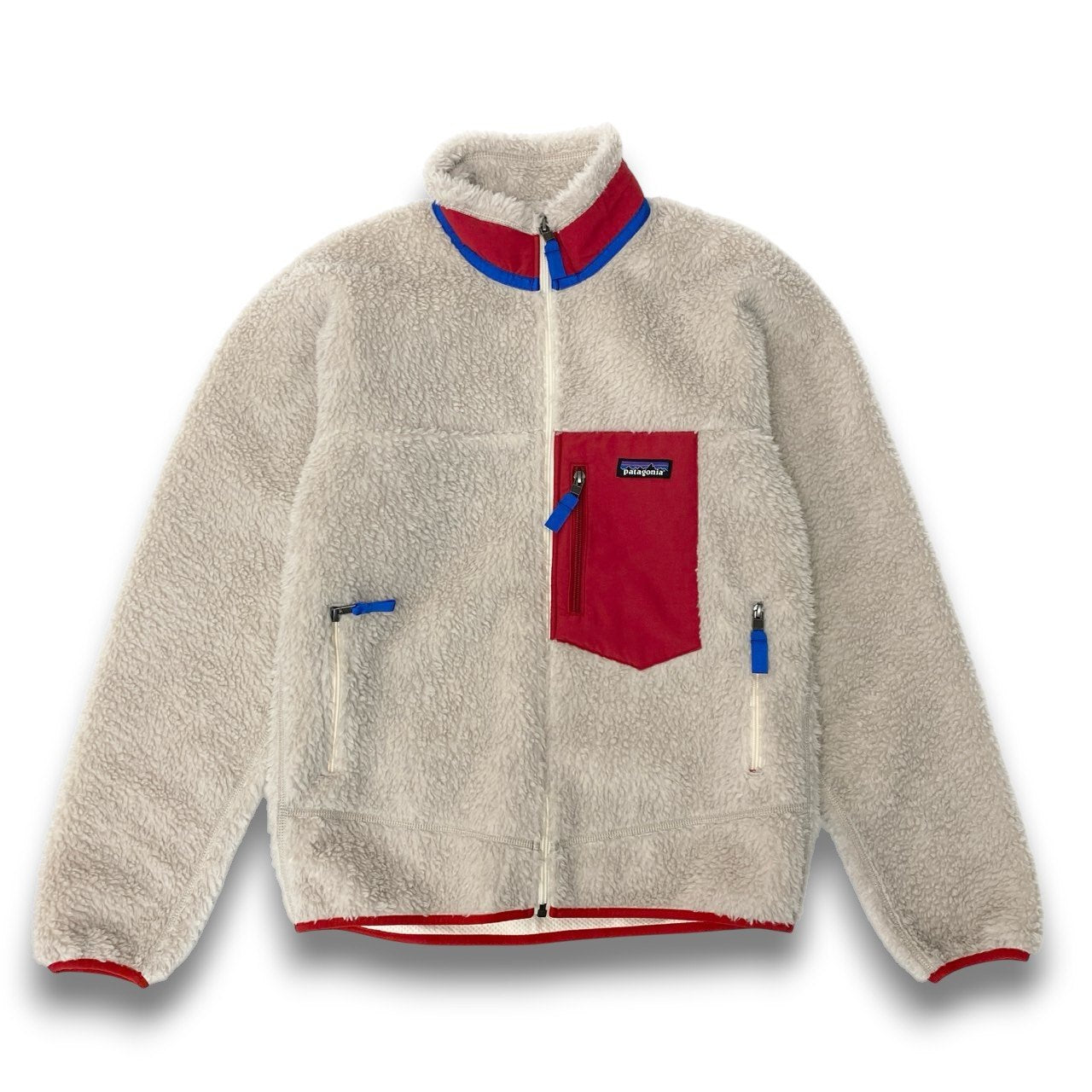 18c20 Patagonia パタゴニア 2023AW クラシック レトロX フリースジャケット サイズS アイボリー系 画像参照k02i