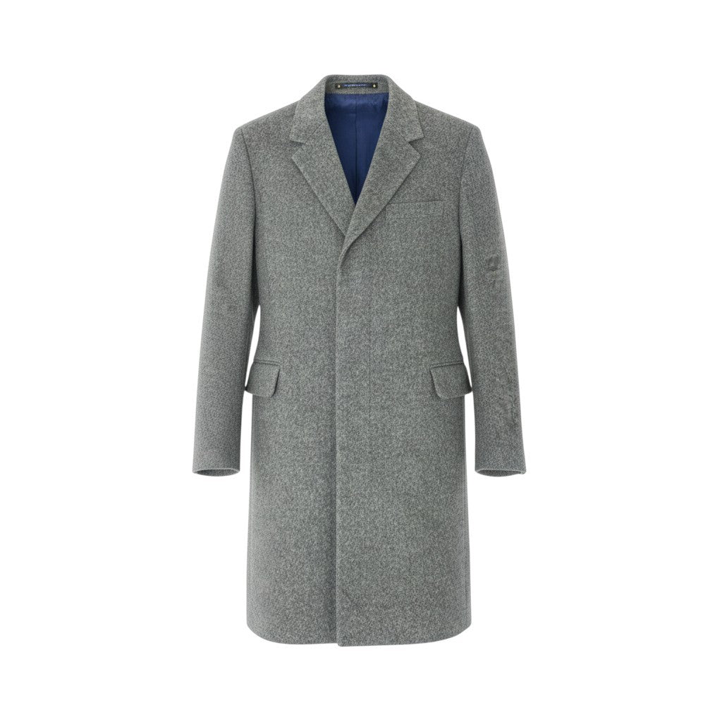 67L1 Paul Smith ポールスミス チェスターコート ロングコート 比翼ボタン ウールカシミヤ メンズ 紳士服 PF-IS-80322 M2 グレーu02t