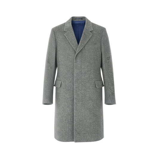 67L1 Paul Smith ポールスミス チェスターコート ロングコート 比翼ボタン ウールカシミヤ メンズ 紳士服 PF-IS-80322 M2 グレーu02t