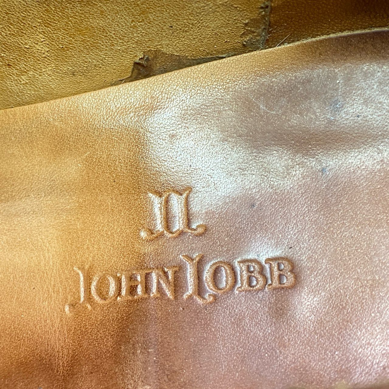 2e2 JOHN LOBB ジョンロブ BORDER ボーダー ドレスシューズ ブラウン レザー ビジネス フォーマル