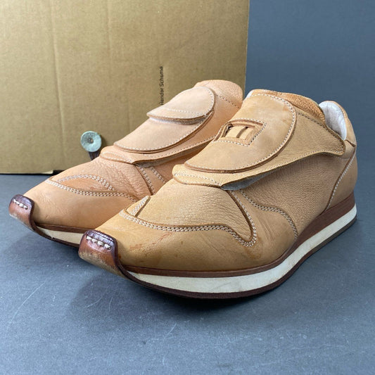 e14 Hender Scheme エンダースキーマ manual industrial products09 ローカットスニーカー シューズ mip-09 6 キャメル レザー