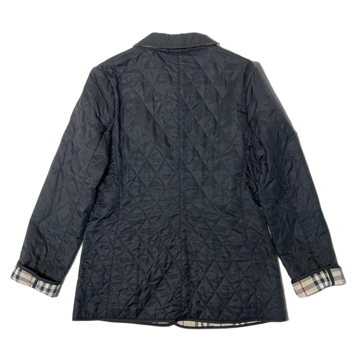 11i30 BURBERRY LONDON バーバリー ノバチェック キルティングジャケット ブラック Nova Check Quilting Jackett18r