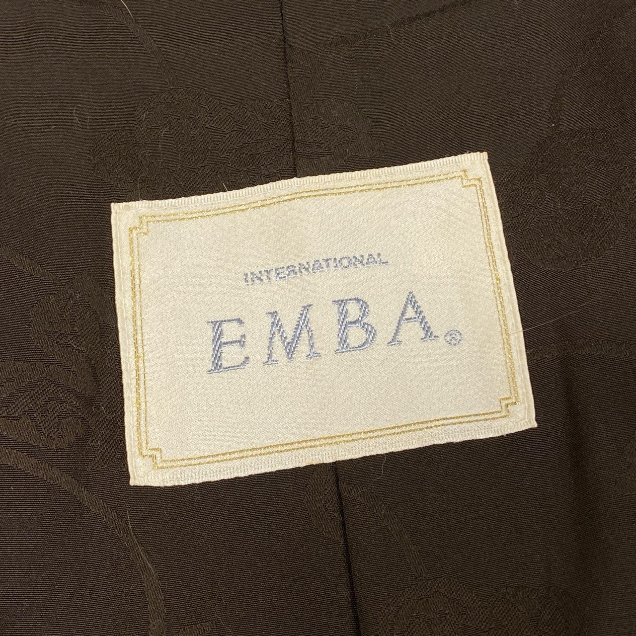 23a21 EMBA エンバ レオパード染め シェアードミンク ロングコート サイズF 茶系 本毛皮 Leopard Print Mink Fur Coatt18r