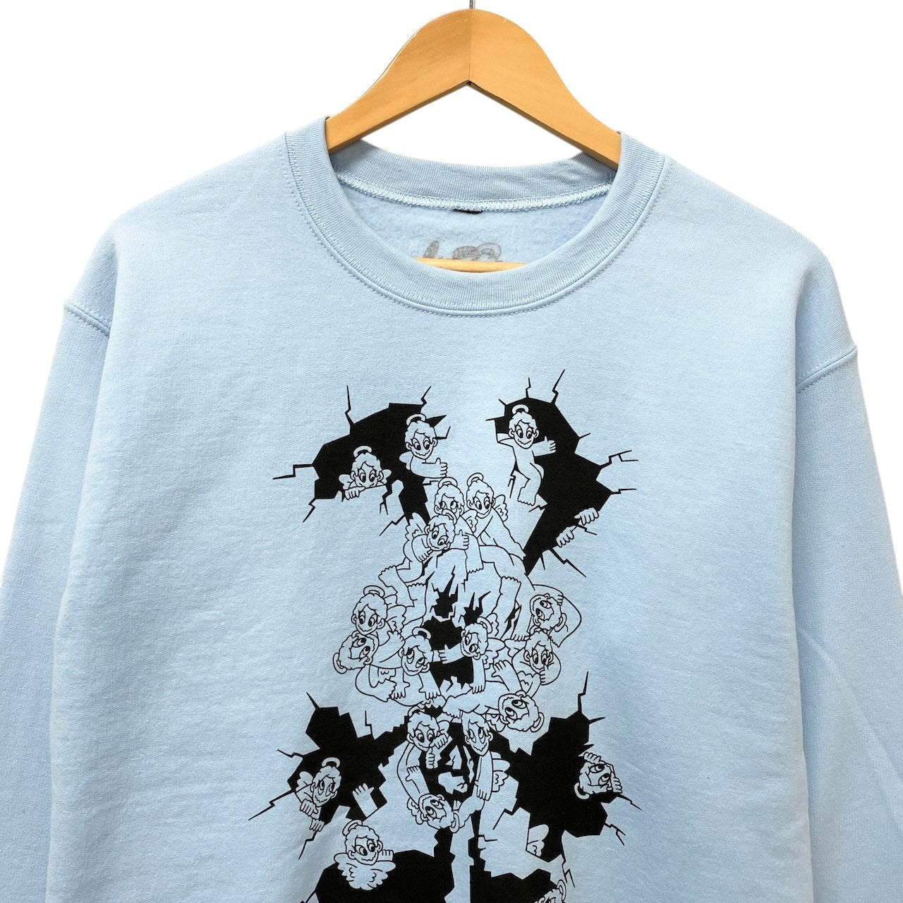 73e18 VERDY ヴェルディ TAPPEI SWEAT CREW ロングスリーブスウェット トレーナー トップス Sサイズ ブルー メンズ 男性用u02t