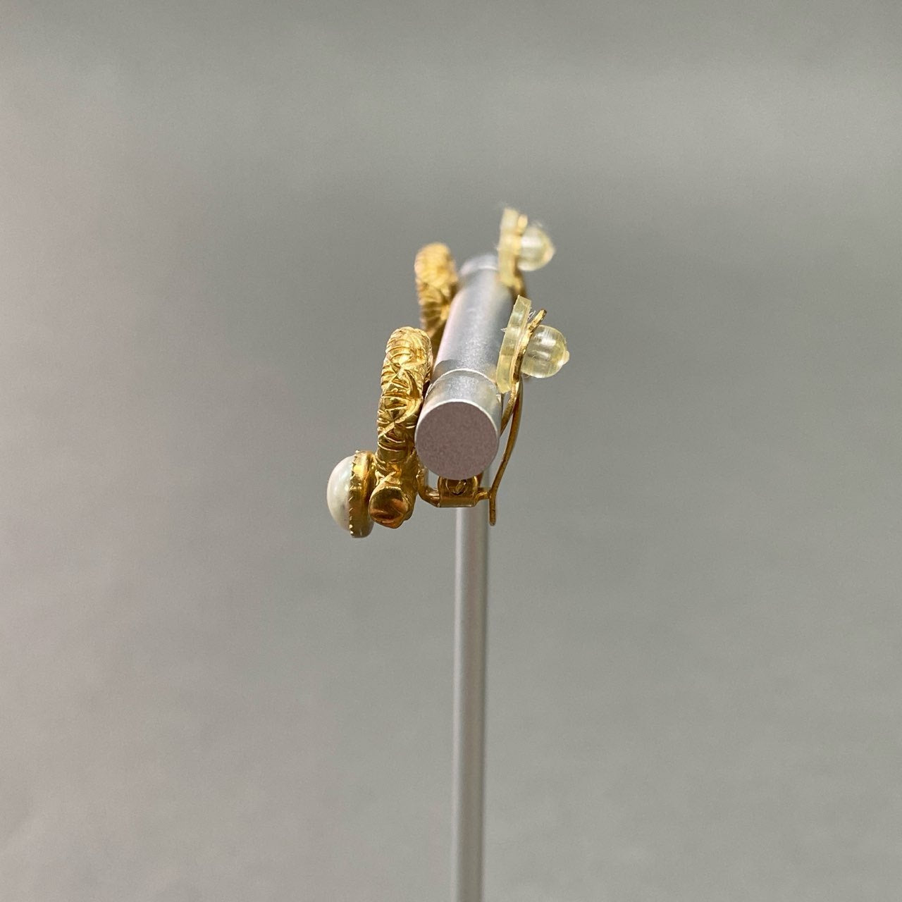 f4 Salvatore Ferragamo サルヴァトーレ フェラガモ ガンチーニ パール ゴールドイヤリング GOLD EARRING ピアス アクセサリー ジュエリー タグ付き