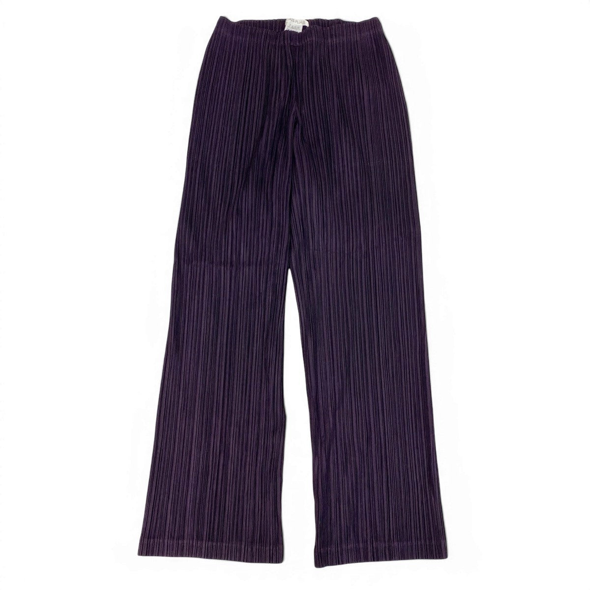 Af6 PLEATS PLEASE プリーツプリーズ プリーツ ロングパンツ PP43-JF423 サイズ2 パープル ポリエステル100％ レディース 女性用u02t