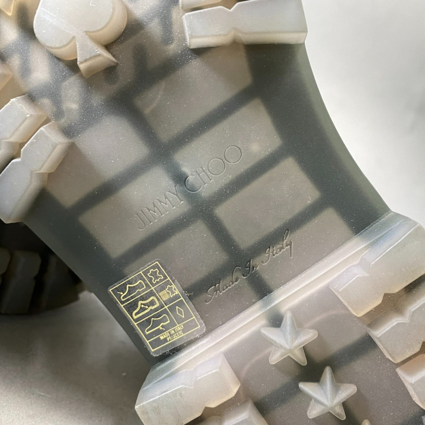 1L10 【美品】JIMMY CHOO ジミーチュウ デヴィンニットソックス スエードブーツ ８ホールブーツ ブーツ 42サイズ カーキ メンズk02i