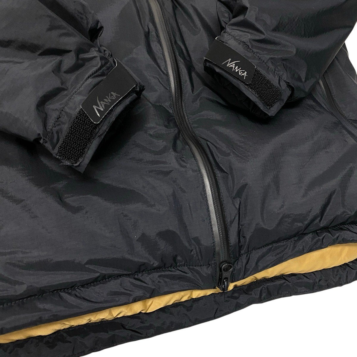 30f22 NANGA ナンガ × 天下一品 限定コラボ オーロラテックス ダウンジャケット 24FB-184 M ブラックt18r