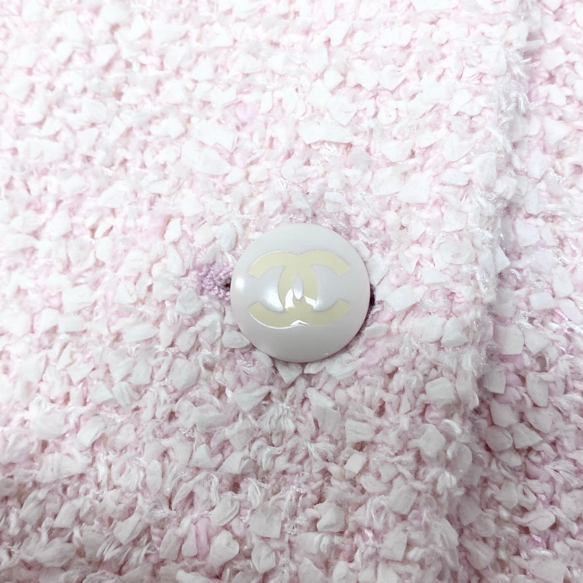 Cf11 CHANEL シャネル 04C ファンシーツイード テーラードジャケット ココマーク P22696 サイズ40 ピンク レディース 女性用ta1