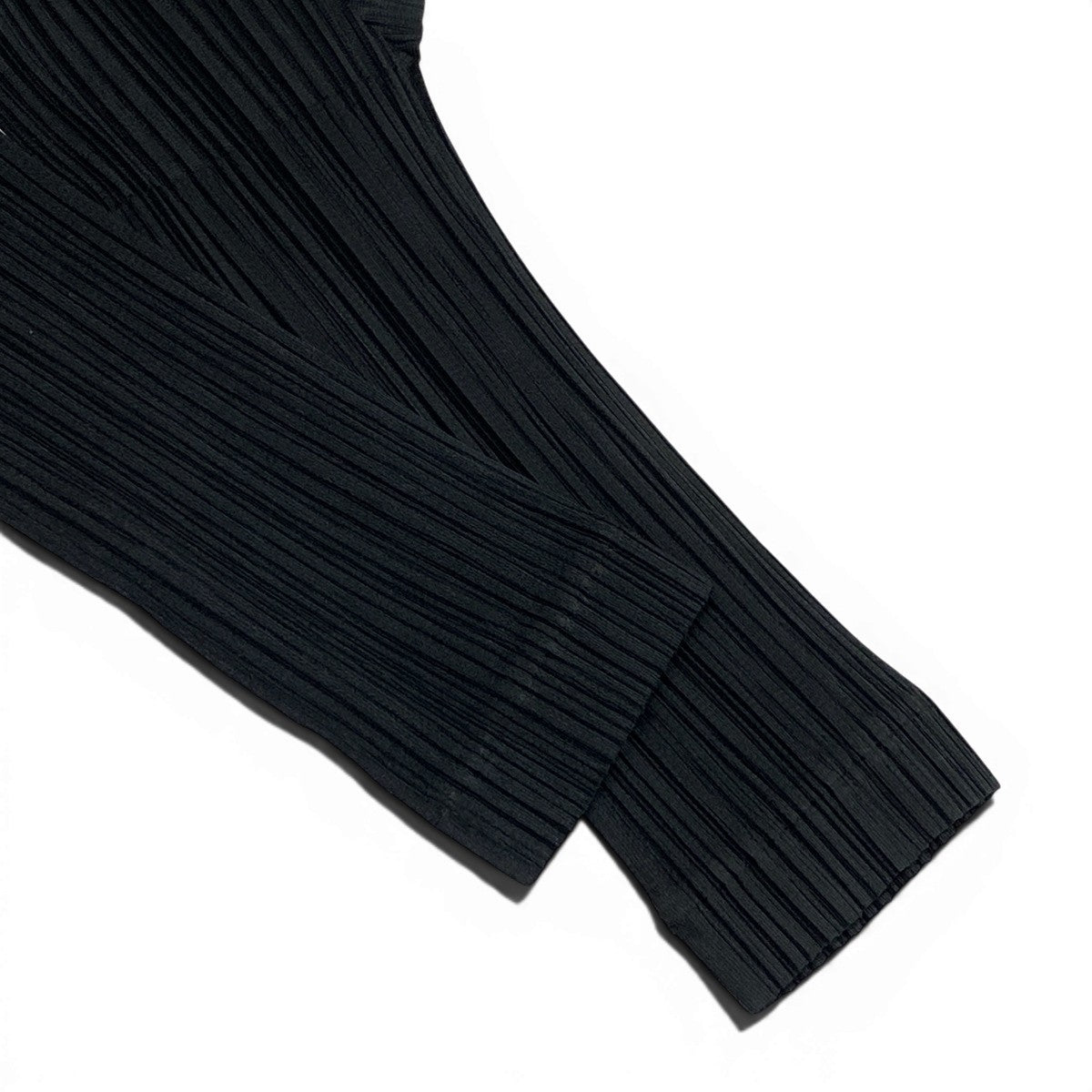 Ag10 【美品】 PLEATS PLEASE プリーツプリーズ ガウンコート ロングコート プリーツ加工 PP33-JA422 サイズ3 ブラック ポリエステル100％ レディースt18r