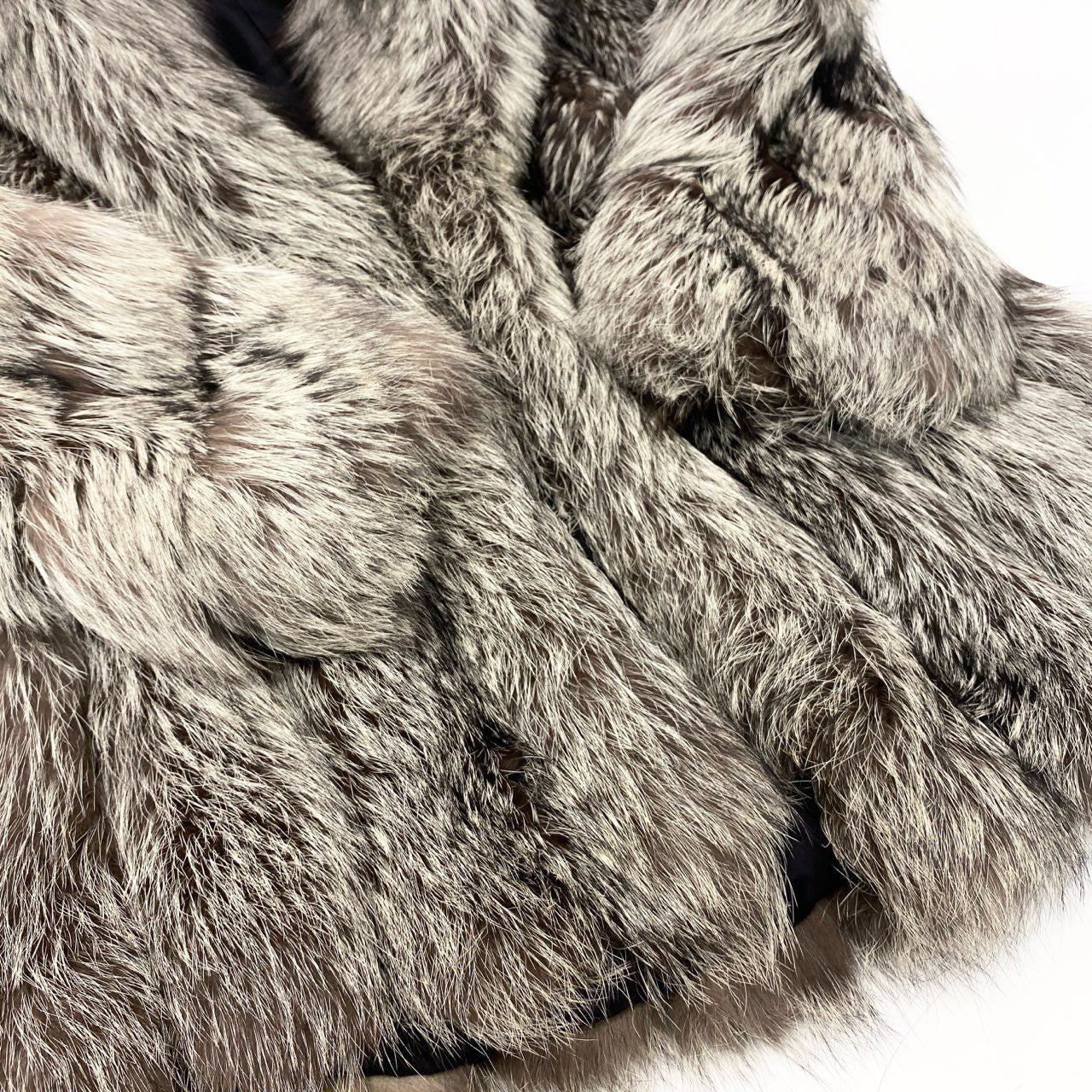 71k20 SAGA FOX ROYAL サガフォックス ロイヤル シルバーフォックス コート F 最高級本毛皮 FOX FUR COAT リアルファーt18r