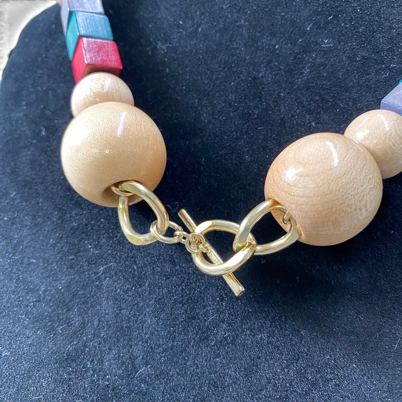 e4 m`s braque エムズブラック WOOD BEADS NECKLACE  ウッドビーズ ネックレス アクセサリー マルチカラー メンズu02t