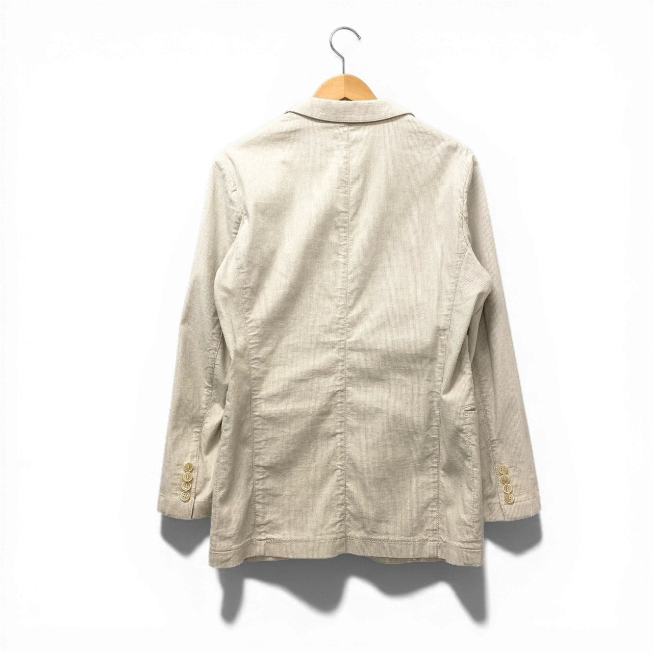 18c20 ARMANI COLLEZIONI アルマーニコレッツォーニ テーラージャケット サマージャケット 48 アイボリー メンズu02t