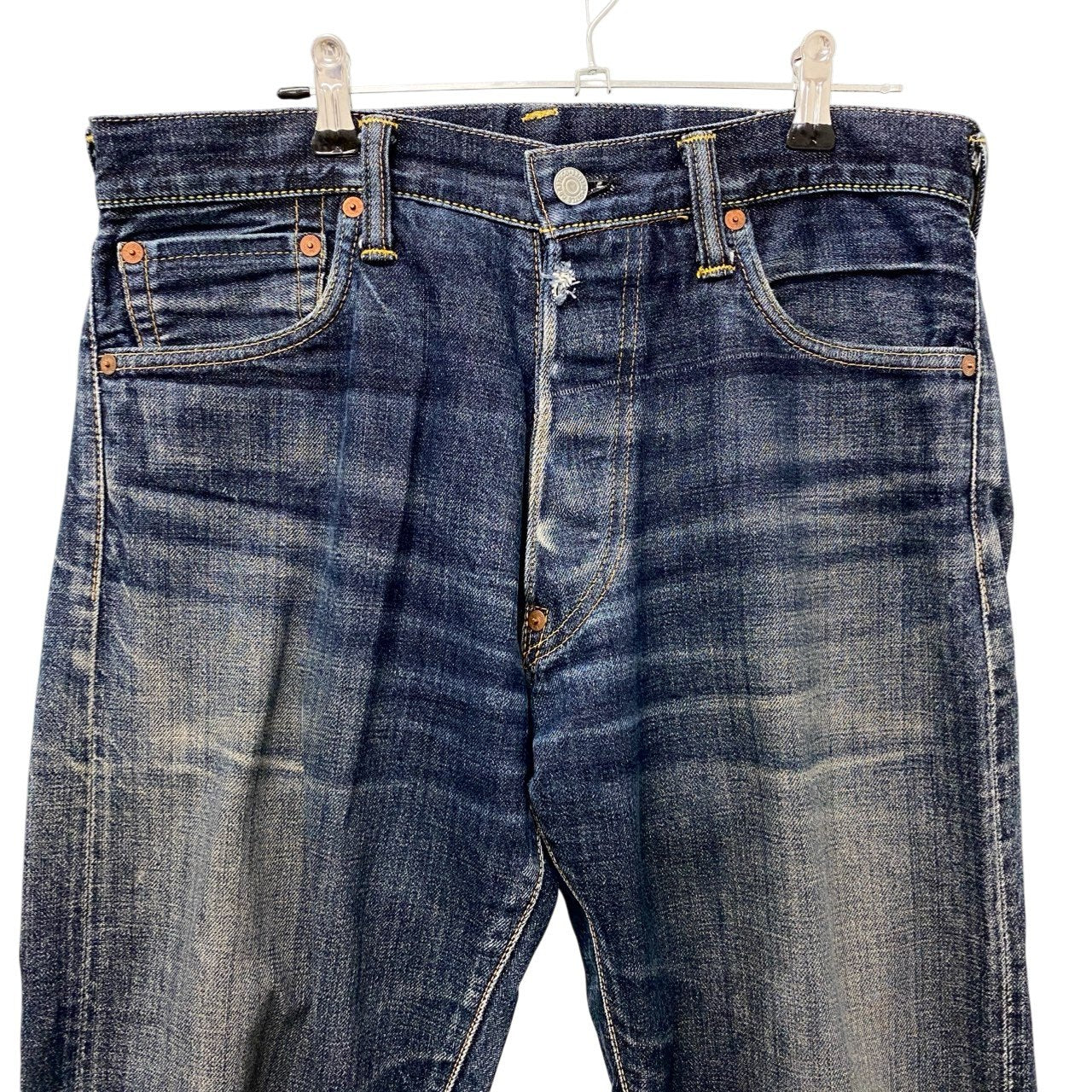 5c6 EVISU エヴィス No.2 カモメ デニムパンツ サイズ32 インディゴ ブルー ジーンズ DENIM PANTSt18r