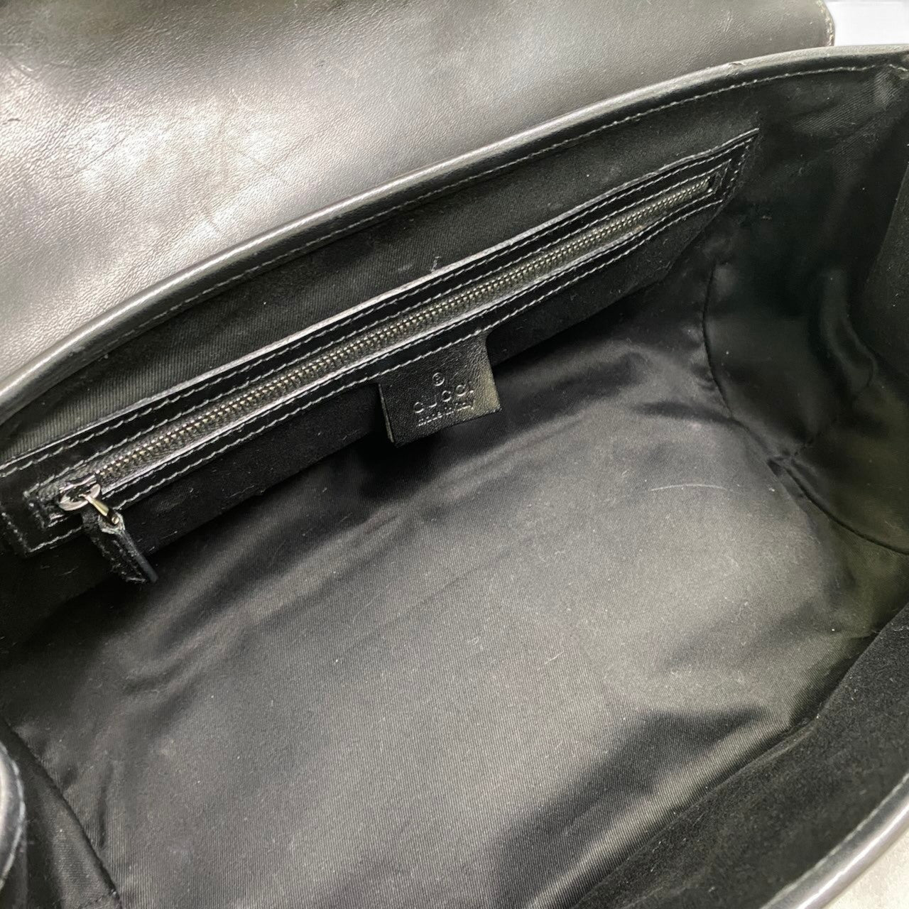 h29 GUCCI トムフォード期 スタッズ バンブーバッグ ブラック レディース 女性用ta1