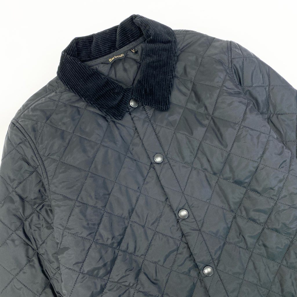 29a9 Barbour バブアー SL LIDDESDALE キルティングジャケット ナイロンジャケット リデスデイル メンズ 紳士服  MQU1348 大きいサイズ XXL ブラックo07t