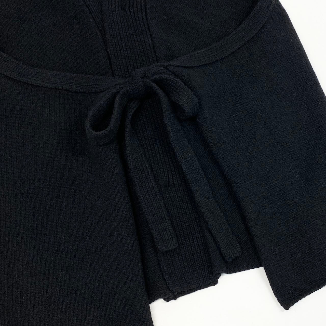 20d18 Yohji Yamamoto ヨウジヤマモト 変形ニットベスト ニットセーター トップス FV-B52-001 2サイズ ブラック メンズ 男性用u02t