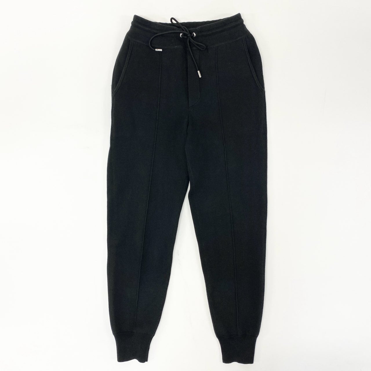 72j15 CABaN キャバン スウェットパンツ ニットパンツ コットン×カシミア 59-02-94-02013 XSサイズ ブラック メンズu02t
