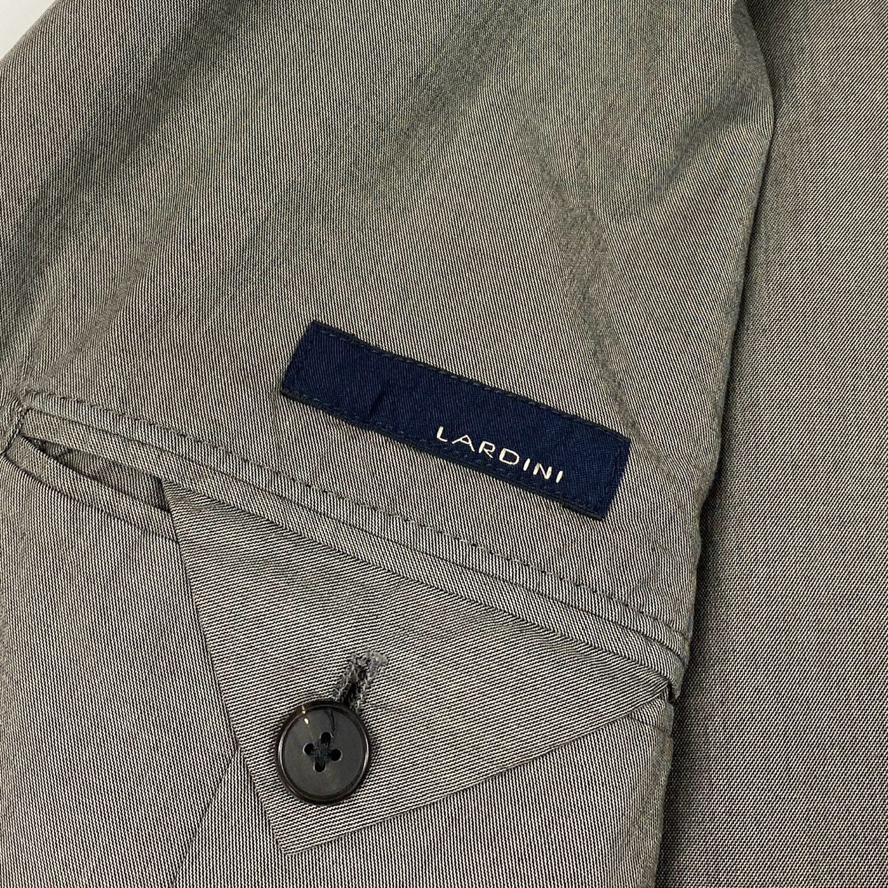 74k11 LARDINI ラルディーニ セットアップ スーツ フォーマル ビジネス PP487AV-25 52サイズ グレー メンズu02t