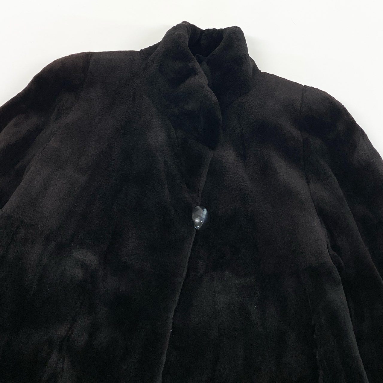 50k29 SAGA MINK サガミンク 銀サガ シェアードミンク ミンクコート セミロングコート 毛皮コート ダークブラウン ミンクファー レディースu02t