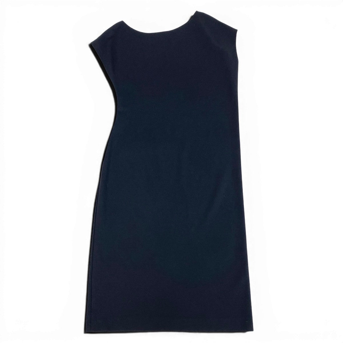 Ee25 【美品】 JIL SANDER ジルサンダー アシンメトリーワンピース ドレスワンピース サイズ40 ネイビー レディース 女性服ta1