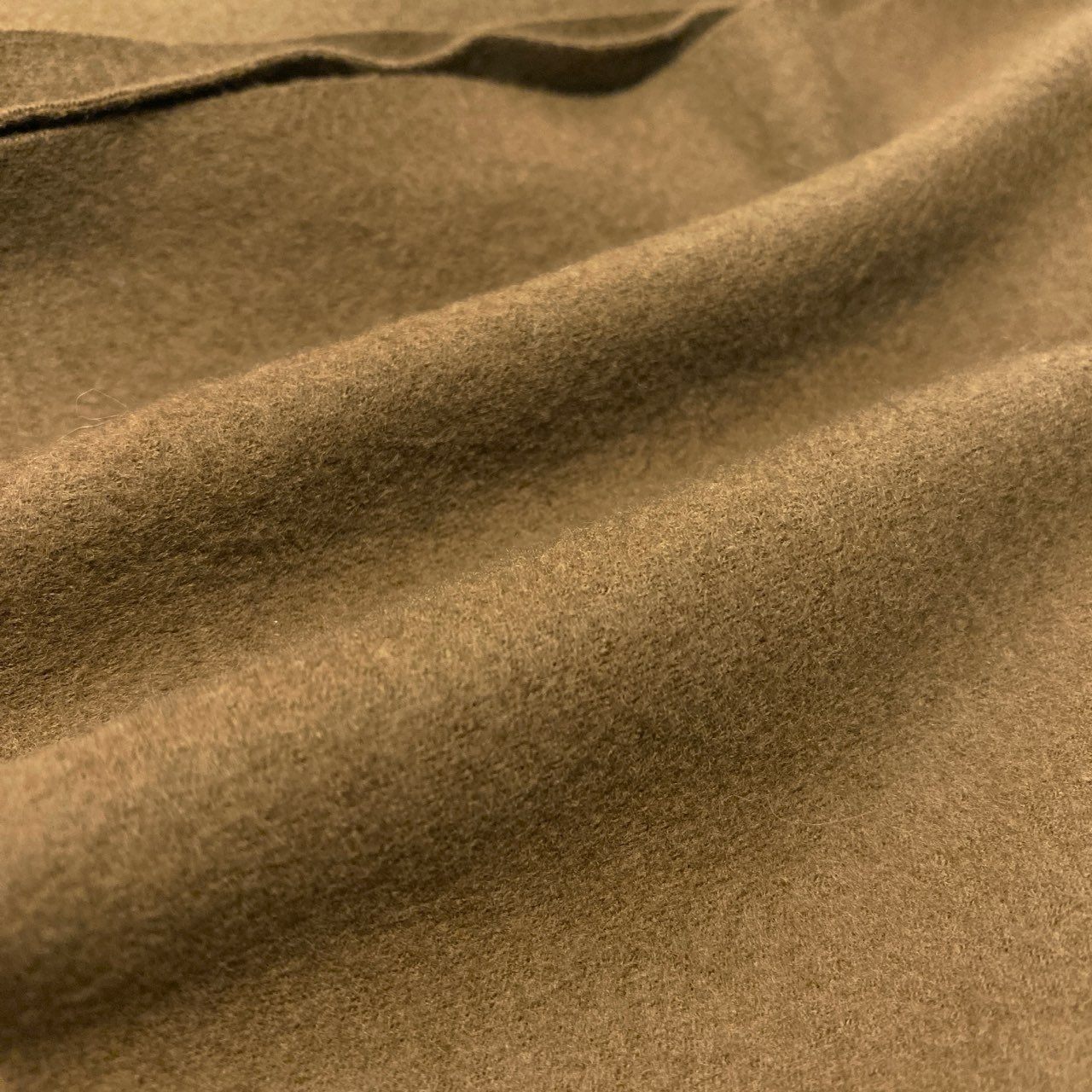 54c20 mame kurogouchi マメ クロゴウチ V-Neck Tucked Wool Dress Vネックタックウールドレス サイズ2 カーキブラウン レディースk02i