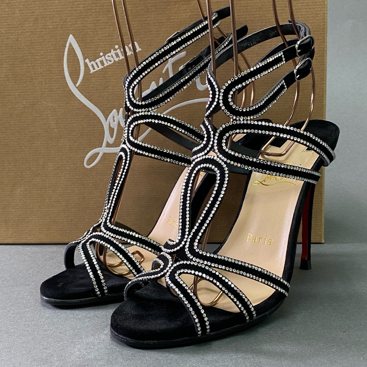 【極美品】CELINE セリーヌ アンクルストラップ フラット サンダル 36 CELINE - CELINE / セリーヌ | アンクルストラップ フラット
