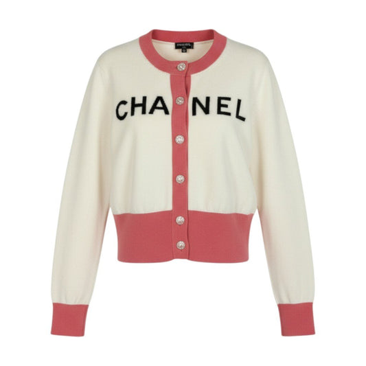 b23 CHANEL シャネル P61427 2019年 カシミヤ100％ カーディガン ニット サイズ40 レディースta1