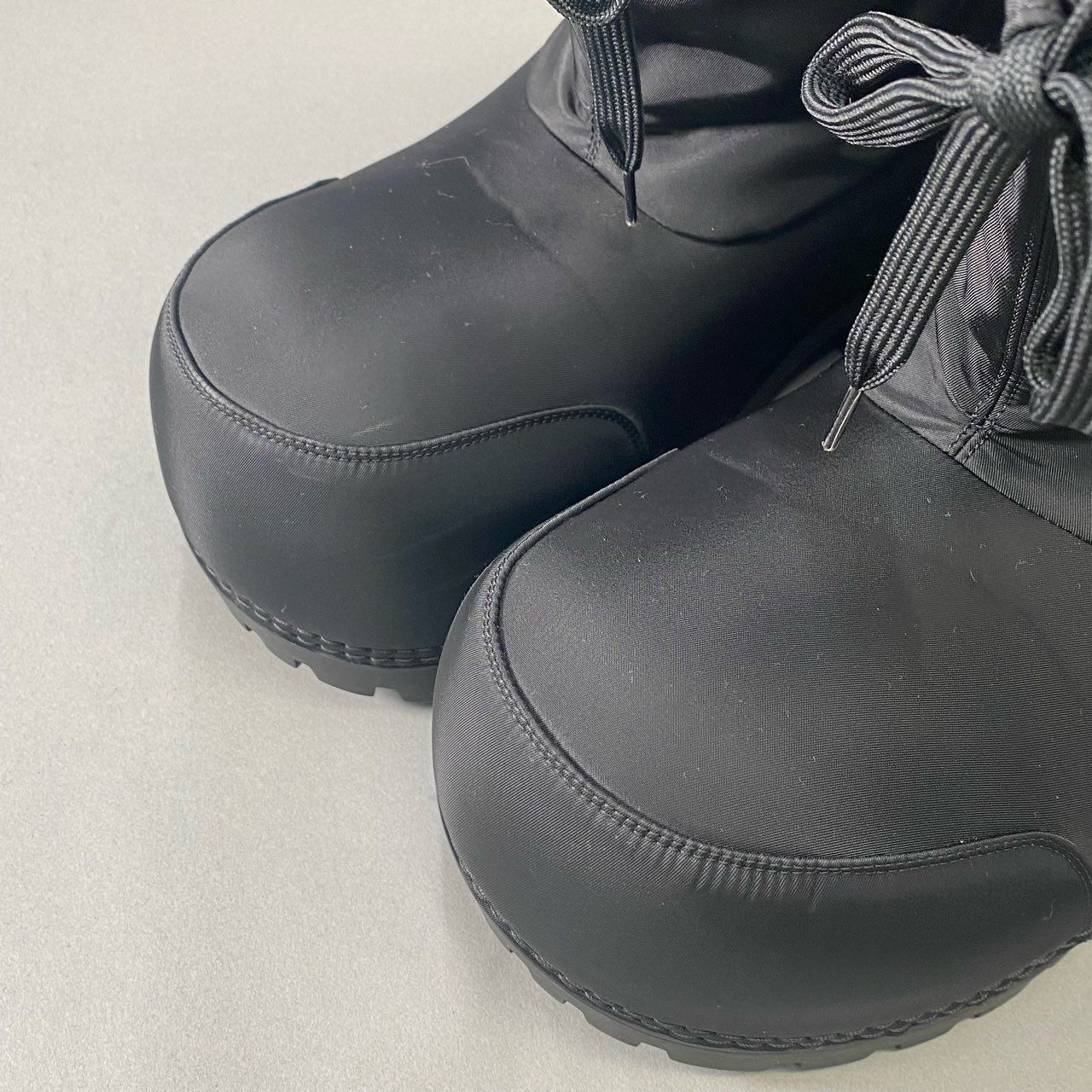 6i18 BALENCIAGA バレンシアガ Alaska Boots アラスカブーツ 39/40 ブラック プラットフォーム 箱 保存袋有 SKIWEAR スノーブーツ シューズt18r