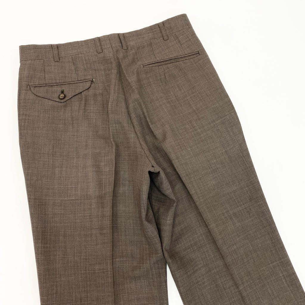 16a27 Burberrys バーバリーズ スーツセットアップ ダブルブレスト テーラードジャケット スラックスパンツ 94-84-165 AB4 ブラウン ウール100％ メンズ 男性用o07t