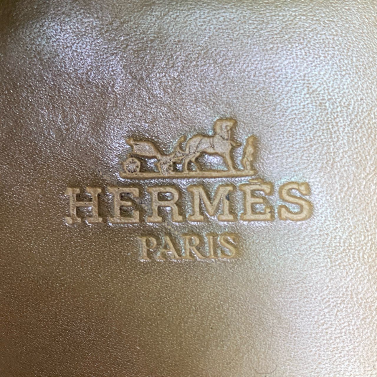 3b14 HERMES エルメス レザーローファー 40 1/2 ネイビー Leather 革靴 ビジネス フォーマル イタリア製