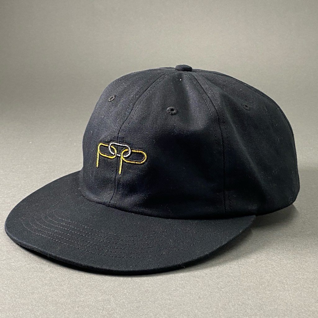 2f23 POP TRADING COMPANY ポップトレーディング カンパニー POP MISSING LINK SIXPANEL CAP 6パネルキャップ ブラック USA製 帽子