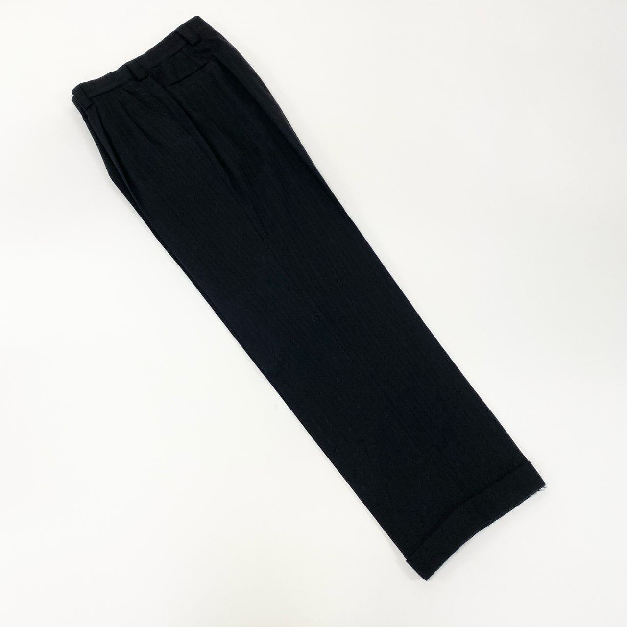 51Ⅼ2 VERSACE CLASSIC ヴェルサーチ クラシック ダブルブレスト スーツセットアップ 総柄 46 ブラック メンズu02t