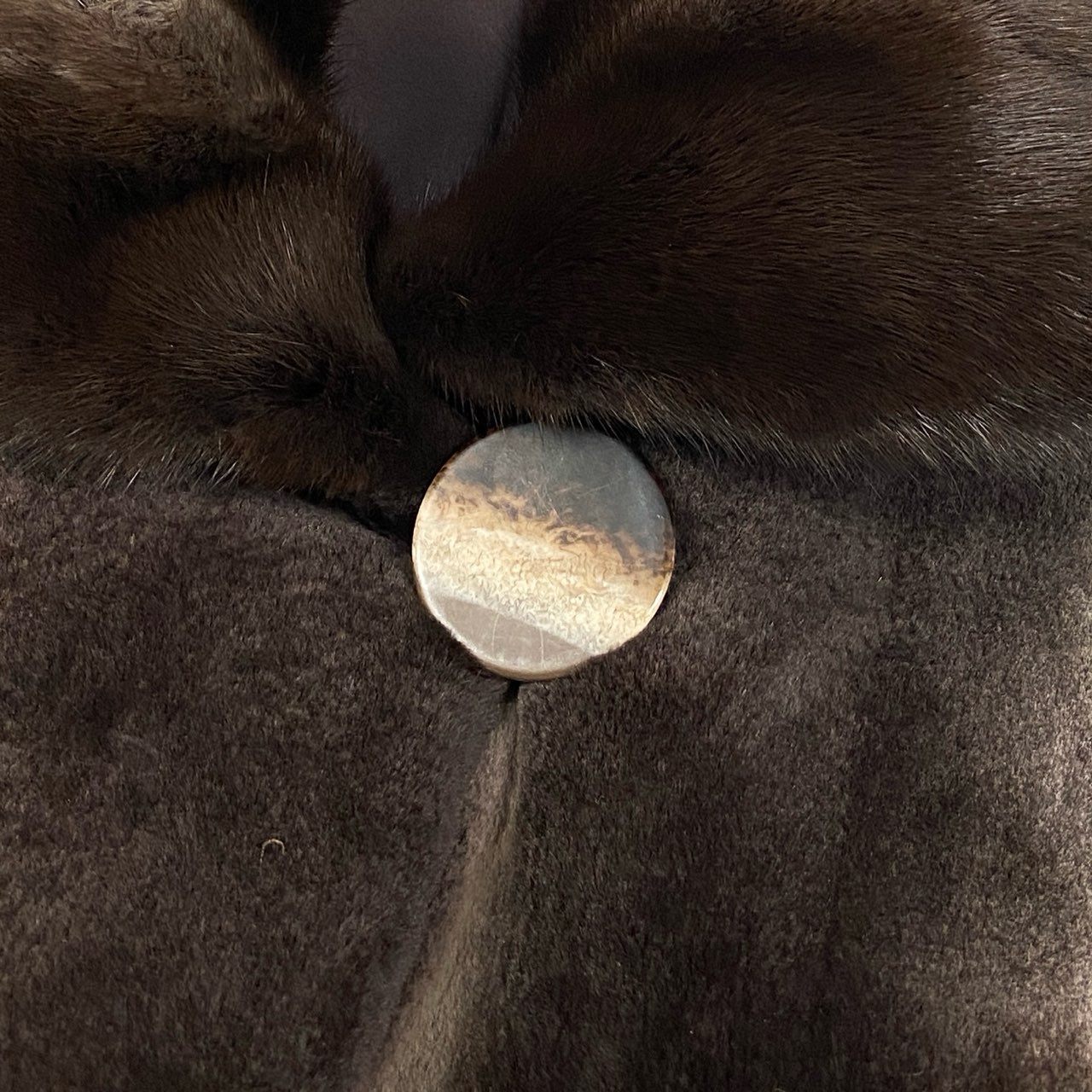 43d3 KOPENHAGEN FUR コペンハーゲン PLATINUM MINK プラチナミンク クロスミンクコート F ブラウン 最高級本毛皮 Fur Coatt18r
