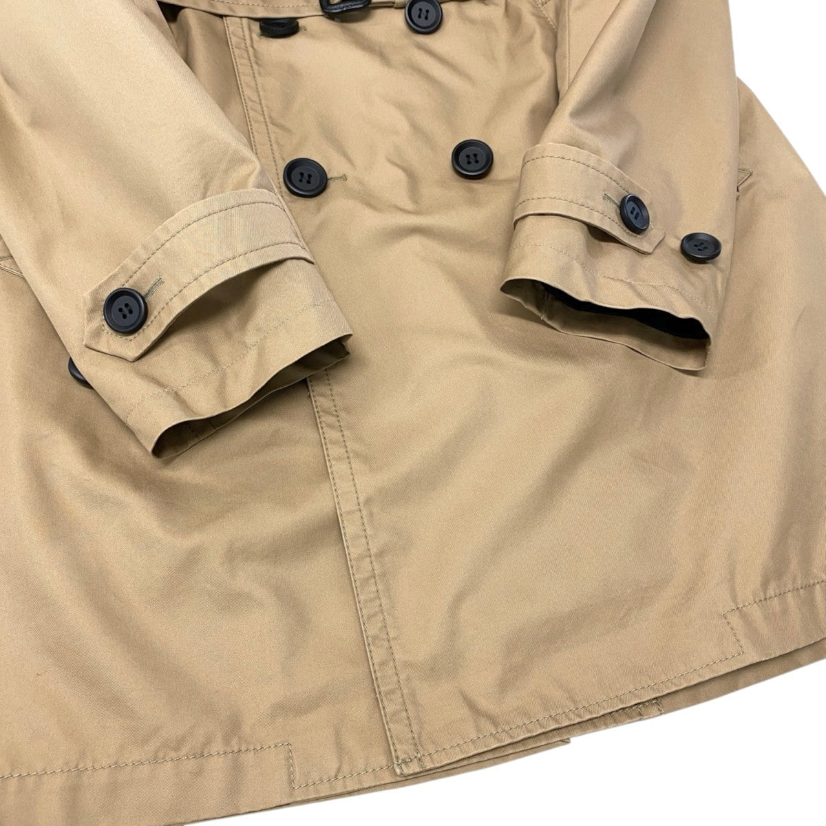 33h19 【美品】COACH コーチ トレンチコート スプリングコート ラムレザー F87431 Mサイズ ベージュ メンズ 男性用u02t