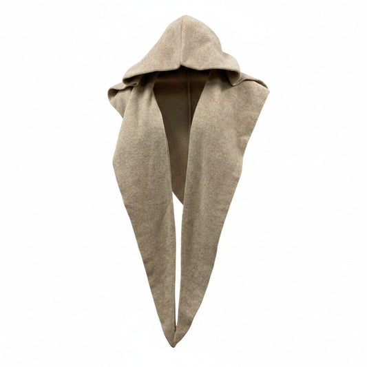 d28 HUG O WaR ハグオーワー バラクラバ フードウォーマー マフラー FREE ベージュ ヤク50％ ウール50％ ユニセックス 男女兼用k02i