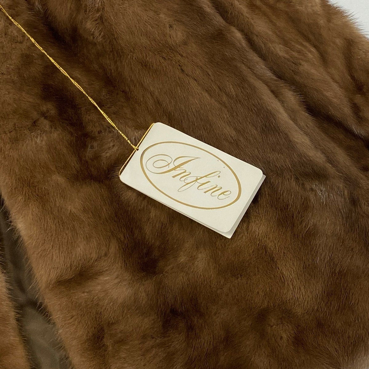 30j7 デミバフミンク ファーコート サイズ13 茶系 本毛皮 Mink Fur Coat リアルファー タグ有t18r