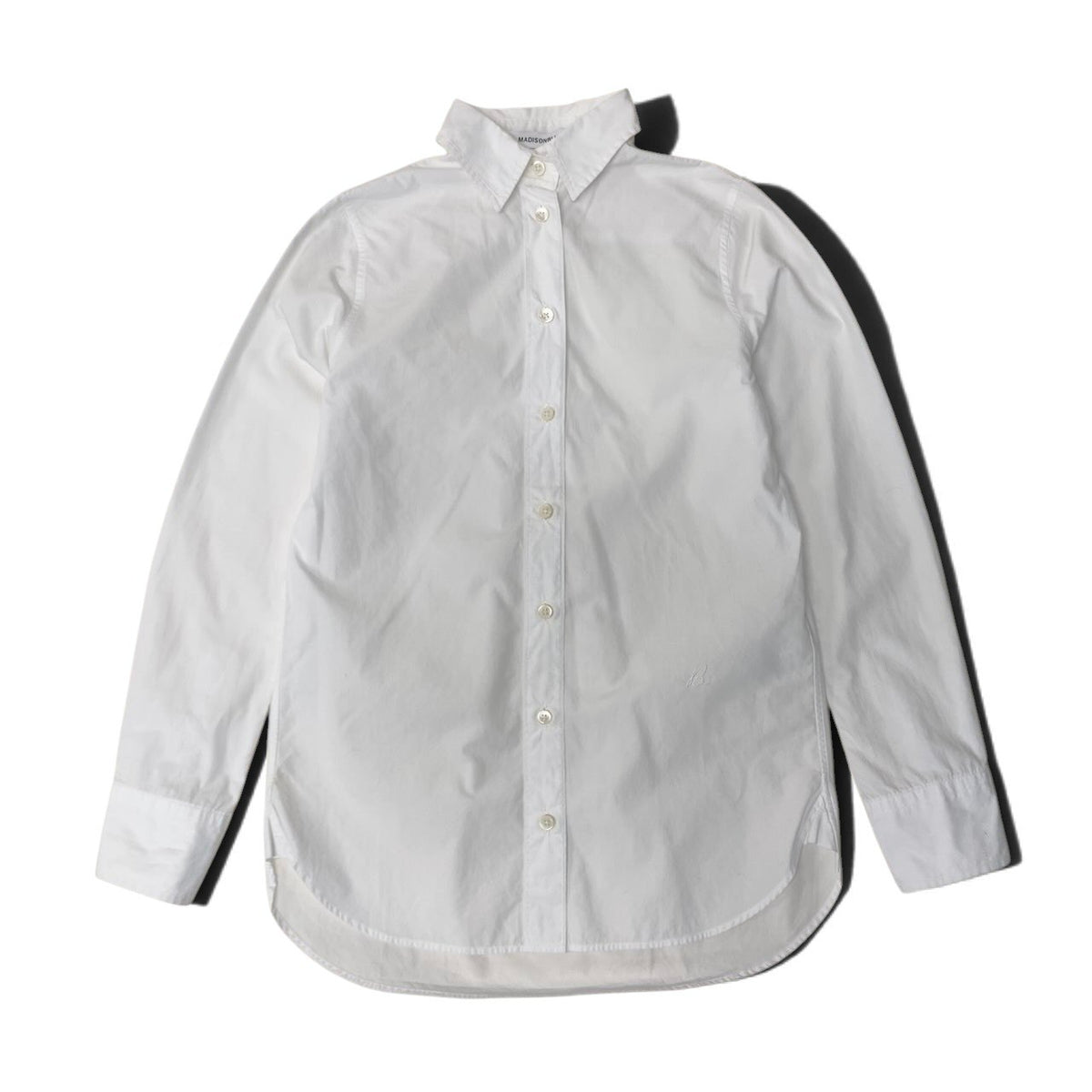 25i27 MADISONBLUE コットンシャツ  シャツブラウス 日本製 XSサイズ ホワイト コットン100％ レディース 女性用u02t